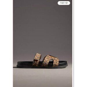 Anthropologie  Bibi Lou Cutout Slide Sandals | NIB | 6.5-7 | EU 37